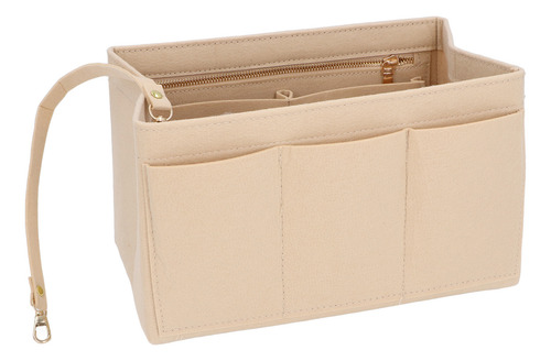 Organizador De Bolsos Con Inserto De Fieltro Caqui De Gran C