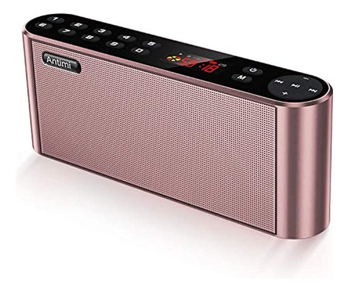 Altavoces Bluetooth Con Radio Fm, Reproductor Mp3, Altavoz