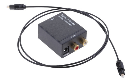 Adaptador Digital Spdif Toslink Coaxial A De Audio Analógico
