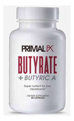 Primal Fx I Butyrate + Butyric A I 60 Capsules I Dr Ludwig