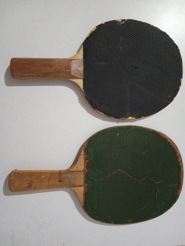 2 Paletas De Ping Pong, De Madera.