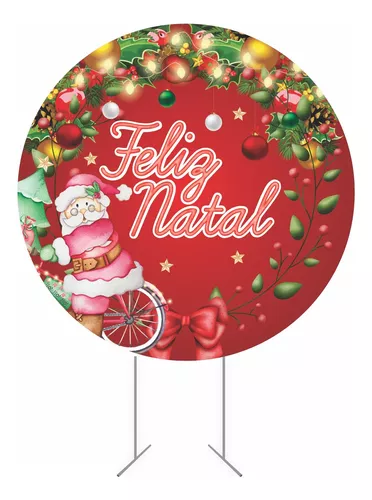 Painel Temático Feliz Natal 3 Veste Fácil C/elástico