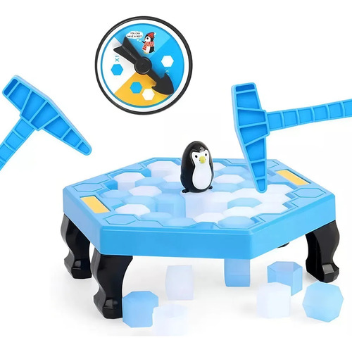 Zzc Brinquedo Educativo Save The Penguin Ice Block Breaker