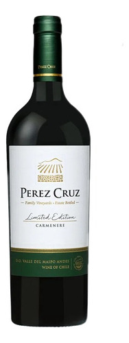 Vino Perez Cruz Limited Edition Carmenere 750cc