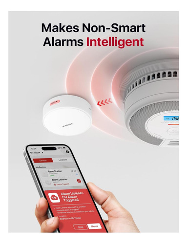 X-fi Wi-fi Oyer Para Detectores De Monóxido De Humo Y En Con
