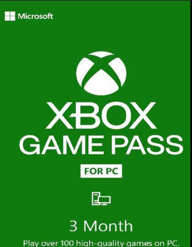 Xbox Game Pass Tryal Pc 3 Meses-colombia