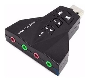 Tarjeta De Sonido Externa Usb 2.0 Virtual Dj 7.1 Canales