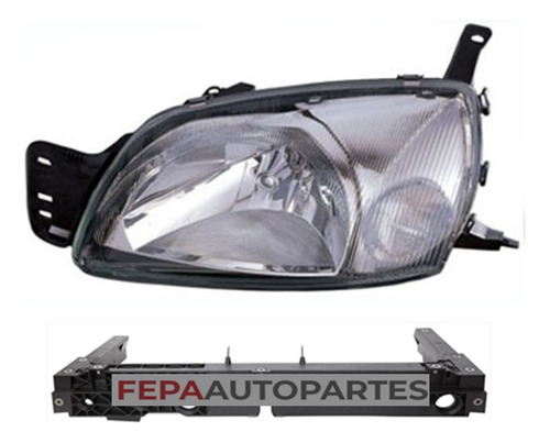 Optica Ford Fiesta Courier 00 / 02 Giro Cristal Blanco Ghia