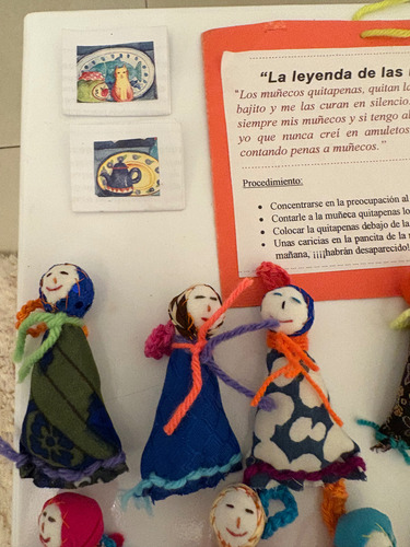 Pack 10 Muñecas Quitapenas Bolsa Celofán/nota Explicativa!