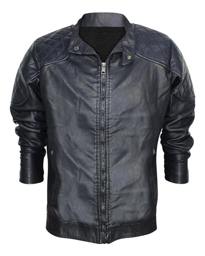 Imagen 2 de 9 de Chamarra Biker Vini Piel Roosevelt Súper Modelo Premium 05