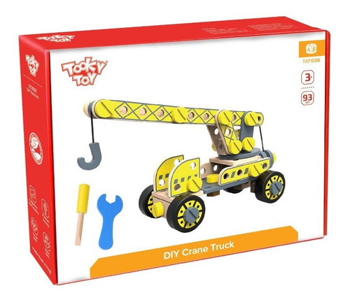 Grua De Madera De Tooky Toy (tkf036)