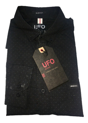 Camisa Ufo Cuadros Manga Larga 