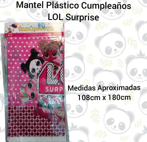 Imagen 1 de 2 de Mantel Plástico Decoración Fiesta Cumpleaños Lol Surprise