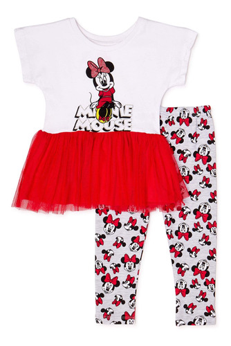 Conjunto X2 Piezas Talla 12m Para Bebé Niña Por Disney 