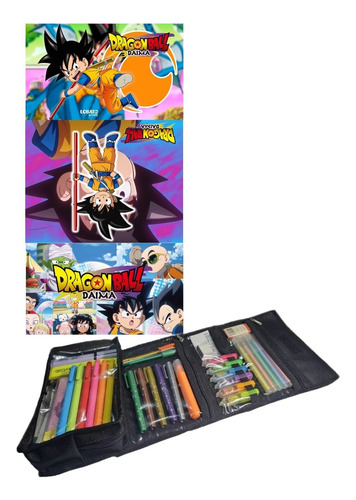Cartuchera Desplegable Dragón Ball Color Dragon Ball Daima C46 F