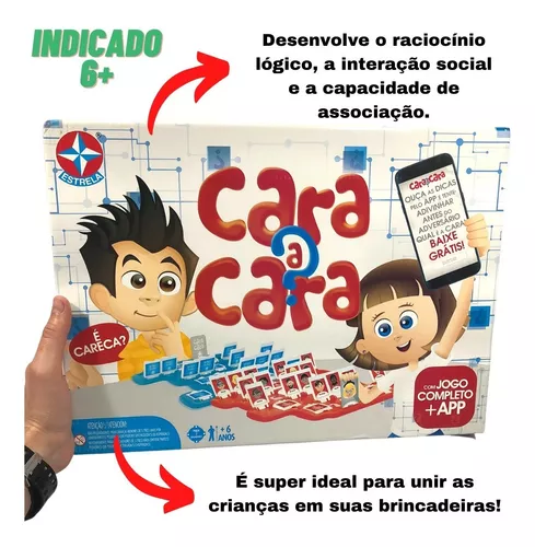 Jogo De Tabuleiro Cara A Cara Original Estrela C/ Aplicativo