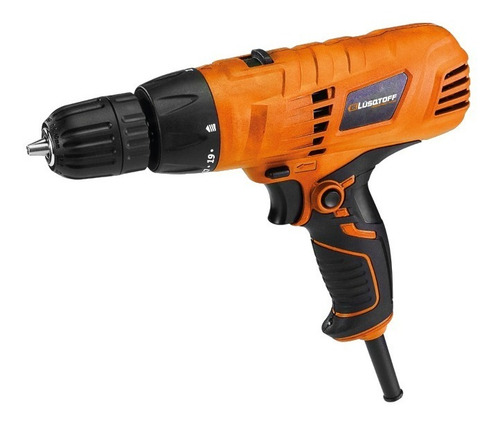 Imagen 6 de 8 de Taladro Atornillador Lusqtoff Electrico 10mm Torque 300w Reg