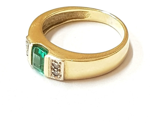 Anillo Oro 18k Cubics 3,9grs N°12 Brumat