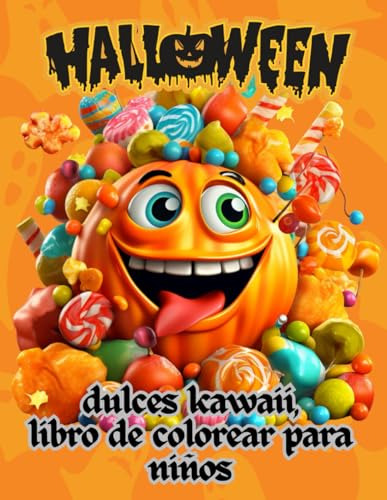 Kawaii Aventuras Dulces De Halloween: Un Libro De Colorear E