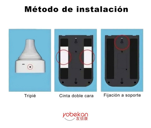 Imagen 4 de 7 de Termómetro Digital Infrarrojo De Pared Sin Contacto Yobekan