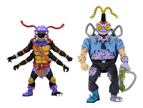 Figura Antrax & Scumbug Man 7 (cartoon Ver.) Tmnt Neca