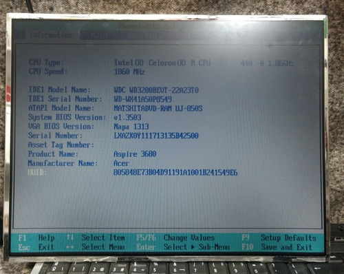 Display Hp Nx6120