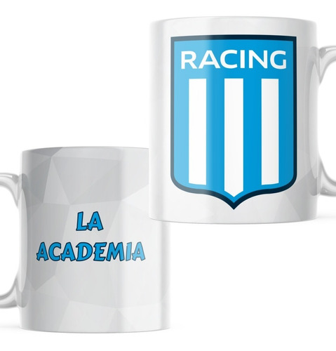 Taza Cerámica Racing Club Excelente Calidad Academia
