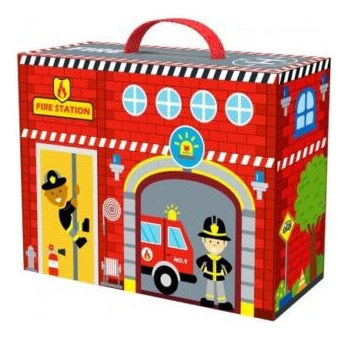 Tooky Toy Set Bomberos En Valija Tkt013 Mazel