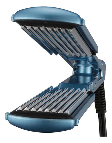 Máquina de waffles Babyliss Nano Titanium Zig Zag Ion 450 g azul 110 g
