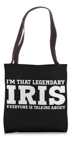 Iris Nombre Personal Mujer Chica Iris Divertida Bolsa De Tel