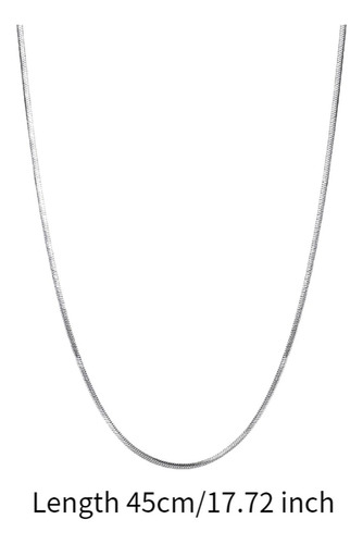 Collar De Cadena De Serpiente, Gargantilla, Cadena De 45cm
