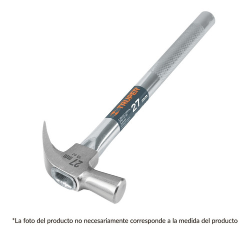 Martillo Tubular Pulido Uña Cabeza Cónica 20oz Truper