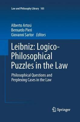 Libro Leibniz: Logico-philosophical Puzzles In The Law - ...