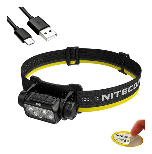 Linterna Frontal Nitecore Nu43, 1400 Lúmenes Usb-c Ligera