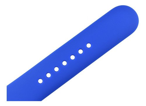 Correa Silicón Compatible Para Aple Watch Serie38/40/42/44mm Color Azul Rey