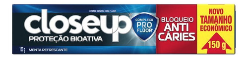 Creme Dental Close Up Proteção Bioativa Anticáries 150g