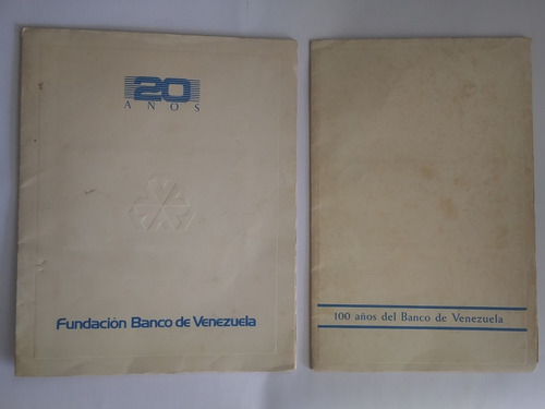 Imagen 1 de 10 de Estampillas 100 Años Banco De Venezuela Y 20 Años Fundación