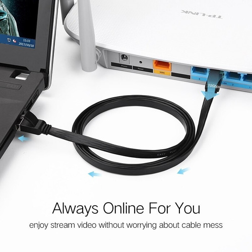 Imagen 4 de 9 de Cable Ethernet Rj45 Cat7 10gbp Lan Cable Stp 20metros Ugreen