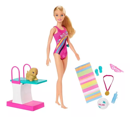 Barbie Dreamhouse Adventures - Sereia Morena Ggg59 - MP Brinquedos