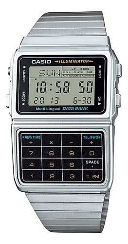 Reloj Para Unisex Casio Dbc-611-1 Plateado