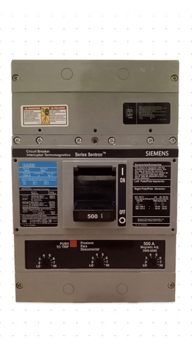 Siemens Lxd63b500 Interruptor 3 Polos 500 Amp.