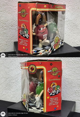 Figura M&m's Rockola Retro Dispensador De Lunetas En Caja (Usado)