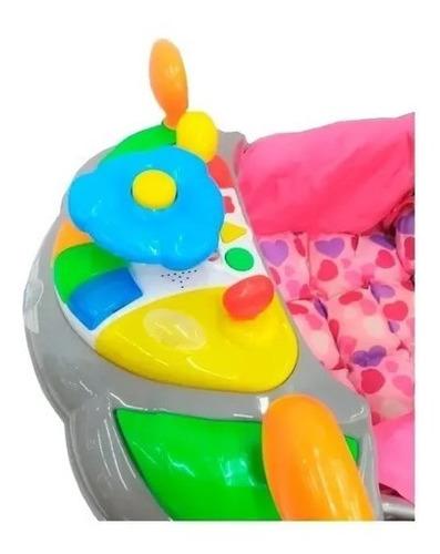 Carriola Para Bebe Angelin Con Tablero Luz Y Sonido 555f
