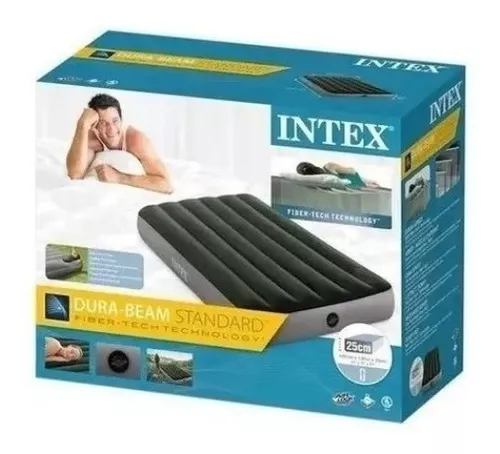 ⇒ Colchon hinchable individual intex fibertech con inflador 99x191x42 ▷  Precio. ▷ Comprar con los Mejores Precios. Ofertas online