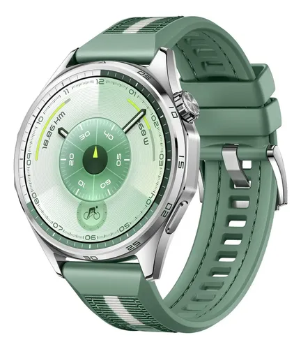 HUAWEI WATCH GT 6 グリーン GPS機能 Smartwatch Huawei Watch Gt 6 46mm, Esportes, Bateria Até 21