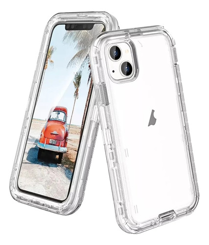 Funda Para iPhone 13 Antishock 3 Capas Protección Total 360°