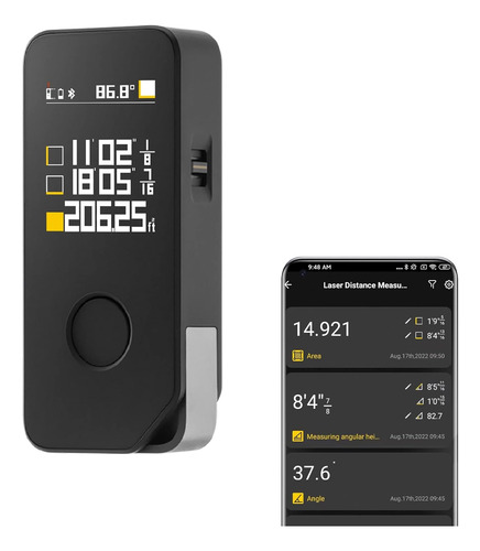 Apexforge Laser Measure Pro Con Bluetooth, 5 Modos