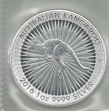 Australia 1 Dolar Kanguro 2016 Plata Prof