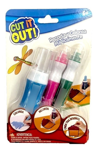 Set 2 Marcadores Con Adap Corte Cut It Out Intek 309504