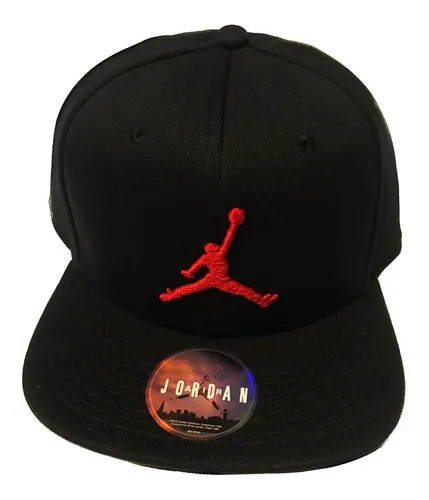 Gorra Air Jordan Retro 1 Snapback Negra Jumpman Nueva Cuotas sin